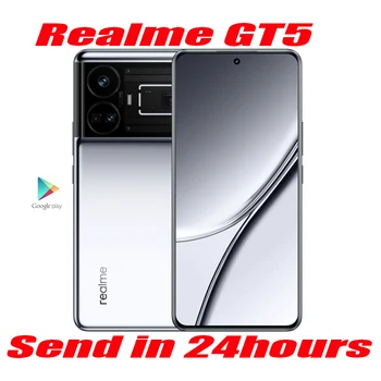Новый официальный мобильный Телефон Realme GT5 GT5 5G Snapdragon 8 Gen2 6,74 дюйма 144 Гц 4600 мАч 150 Вт 240 Вт Флэш-зарядка NFC OTA