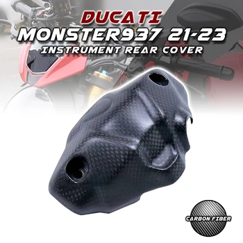 Для Ducati Monster 937 2017 2019 2020 2021 2022 2023 100% 3K Сухое Углеродное Волокно Мотоциклетная Приборная Панель Крышка Обтекателя