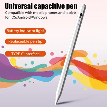 Универсальный стилус для планшета, мобильного телефона, сенсорная ручка для iPad, Apple Pencil для Huawei Lenovo Samsung, телефона Xiaomi Stylus