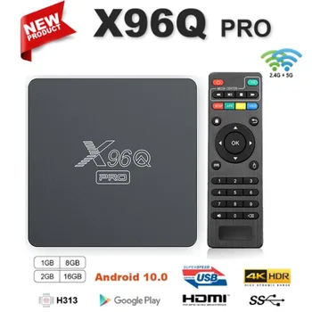 X96q Pro телеприставка Quanzhi h313 для внешней торговли TV box 4K WiFi Android TV box TV B