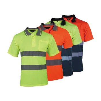 Светоотражающая Защитная Рубашка для Ночной работы, Быстросохнущая Футболка С Короткими Рукавами, Защитная Одежда для Строительной Спецодежды