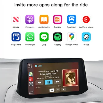 Беспроводной Apple CarPlay Android Auto USB Адаптер-Концентратор для Модернизации Mazda 2 3 6 Mazda CX5 CX3 CX9 MX5 Car Play Box TK7866-9U0C Kit