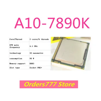 Новый импортный оригинальный процессор A10-7890K 7890K 7890 Двухъядерный Четырехпоточный 1150 4,1 ГГц 95 Вт 32 нм DDR3 DDR4 гарантия качества