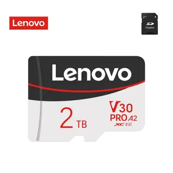 Lenovo Micro TF SD-карта 512GB A2 V30 U3 Class10 Карта памяти Flash Class 10 SD-карта 512GB 256GB 128GB TF Flash Memorycard