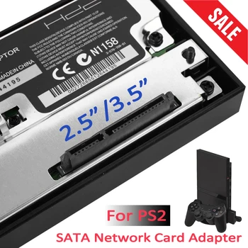 Сетевой адаптер SATA для универсальной игровой консоли PS2 Адаптер SATA Socket HDD 2.5 “ 3.5 ” Улучшена скорость загрузки игр