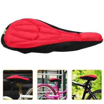 Чехол для велосипеда, удобная подушка для седла, протектор для шоссейных велосипедов, горных велосипедов (красный), велосипедные товары, аксессуары