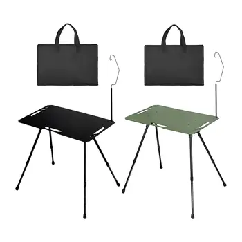 Складной стол для кемпинга Нагрузка 30 кг Складной легкий складной стол снаружи для барбекю, пикника, походного снаряжения