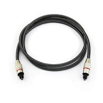 Усилитель мощности звука 6.0 Аудио Волоконно-оптический кабель Toslink Аудио волоконно-оптический кабель SPDIF Волоконно-оптический аудиокабель