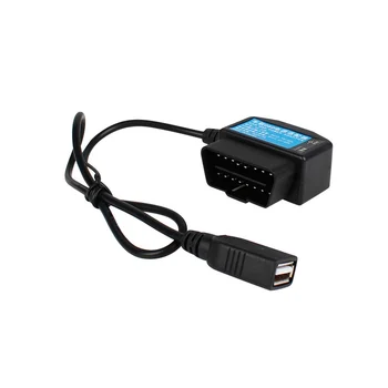 24 Часа 5V 3A USB Автомобильный Зарядный Кабель OBD Hardwire Kit с Переключателем 0,5 Метрового Провода для Видеорегистратора Dash Cam Camcorder Автомобильный Видеорегистратор