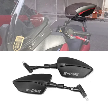 Для Moto Morini XCape X-CAPE 650 Руль Мотоцикла С ЧПУ Зеркала Заднего Вида Синие Антибликовые Зеркальные Аксессуары