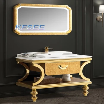 Романтический шкаф для ванной Princess Kfsee длиной 90 см
