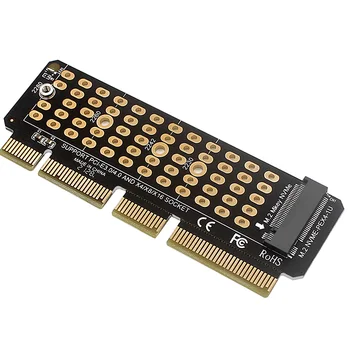 10 шт./лот M.2 NVME SSD для Pcie 3.0 X16 Адаптер M Key Интерфейсная плата расширения