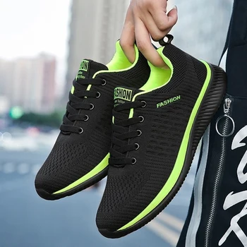Мужская спортивная обувь, дышащие легкие кроссовки для бега, повседневная дышащая обувь, нескользящая удобная мужская обувь, Модная обувь
