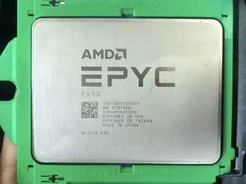 Серверный процессор AMD EPYC 7452 2,35 ГГц с 32 ядрами/64 потоками Кэш-памяти L3 128 МБ TDP 155 Вт SP3 До 3,35 ГГц серии 7002