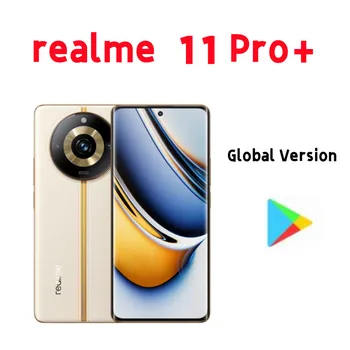 Глобальная версия Оригинальный Новый Realme 11 Pro Plus + 5G MTK Dimensity7050 6,7-дюймовый OLED 200-Мегапиксельная Камера NFC 5000 мАч 100 Вт Суперзарядка