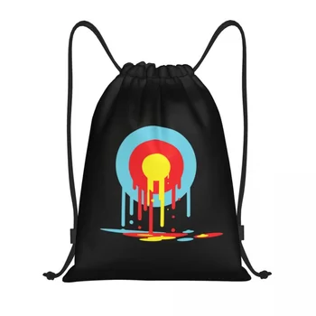 Изготовленные на заказ сумки на шнурках Weeping Target для тренировок, рюкзаки для йоги, женские Мужские рюкзаки для стрельбы дротиками, спортивные рюкзаки для спортзала
