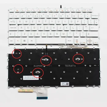 Новая Раскладка США Белая Клавиатура для Ноутбука с Подсветкой для Ноутбука Gram LG 13Z980 14Z90N 13Z990 14Z980 14Z990