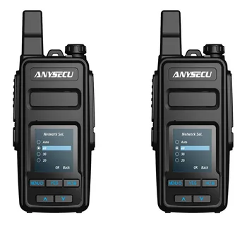 2ШТ Anysecu 4G GT500 Общественное сетевое радио GPS Realptt Walkie Talkie Система Linux работает только с платформой Real PTT