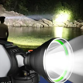 Супер яркий налобный фонарь высокой мощности LEDlamp, Водонепроницаемый фонарик для рыбалки, кемпинга, охоты, Факел