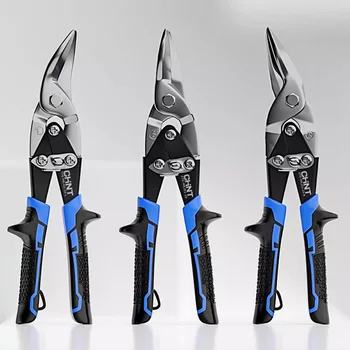 Ножницы для резки ручных инструментов Авиационный Металлический Листовой металл Разнонаправленная Жесть Промышленные Профессиональные ножницы для листового железа