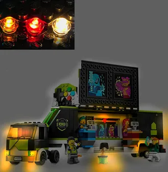 Набор USB-ламп для строительных блоков Lego 60388 City Gaming Tournament Truck Brick-не включает модель Lego