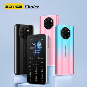 Мобильный телефон SOYES S10W Mini GSM с 1,77-дюймовым дисплеем емкостью 1000 мАч, двумя SIM-картами с камерой заднего вида, MP3 FM-фонариком, Симпатичный мобильный телефон