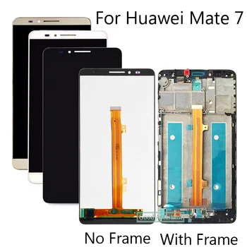 6,0 дюймов для Huawei Ascend Mate 7 Mate7 MT7 ЖК-дисплей + замена дигитайзера сенсорного экрана в сборе с рамкой