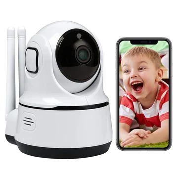 IP-камера WiFi 1080P Smart Home Security Surveillance CCTV 360 PTZ Обнаружение движения, детский монитор для домашних животных, камера безопасности в помещении