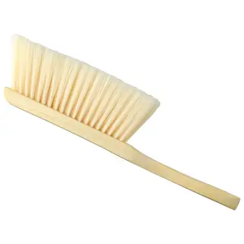 Щетка для удаления пыли с длинной деревянной ручкой, прочный инструмент для вытирания пыли, Практичная Мягкая щетка для ковра, противоскользящая мебельная тряпка для дома