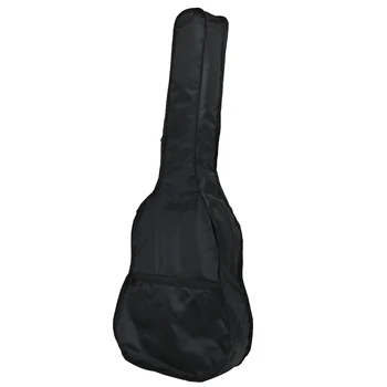 41-дюймовая регулируемая мягкая сумка для гитары на молнии для путешествий Ручной Пылезащитный Водонепроницаемый Сетчатый ремень для хранения из ткани Оксфорд