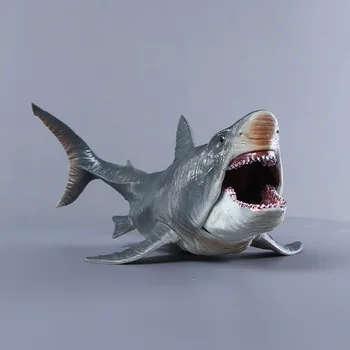 2023 Имитация модели морского животного мегалодон декоративные игрушки модель древнего животного съемные челюсти