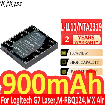 Мощный аккумулятор KiKiss емкостью 900 мАч L-LL11/NTA2319 Для Беспроводной мыши Logitech G7 Laser, M-RBQ124, MX Air 190310-2000 F12440020