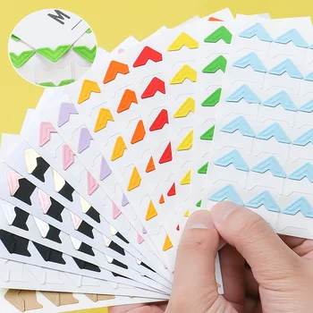72шт Угловые наклейки для фотоальбома DIY Ретро угловые наклейки открытки ручной работы наклейки для вырезок Угловые наклейки для карточек