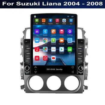 5GLTE + WIFI Android 12 для Suzuki Liana 2004-2008 Tesla Type Автомобильный радиоприемник, мультимедийный видеоплеер, навигация GPS RDS