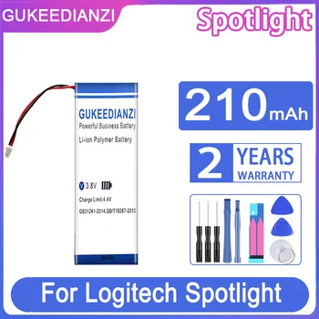 Сменный аккумулятор GUKEEDIANZI емкостью 210 мАч для цифровых аккумуляторов Logitech Spotlight
