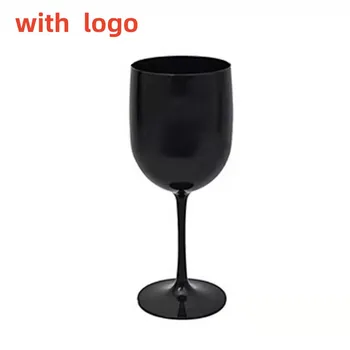 Пластиковый стаканчик для красного вина с высокой ножкой, 1 шт., стаканчик для шампанского с высокой ножкой, пищевой, КАК акриловый Прозрачный стаканчик для красного вина