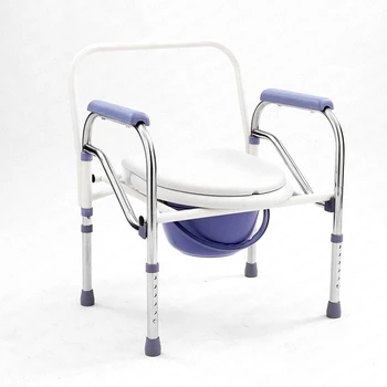 Прикроватный стул с комодом, Медицинский стул для душа, сиденье для ванны, унитаз из сверхпрочной стали, регулируемый по высоте, складной, переносной