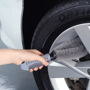 Набор щеток для чистки автомобильных шин Принадлежности для колес Автомобиля Скраб для мытья обода с мягкой щетиной Abs Мотоцикл