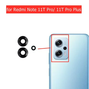 3 шт./компл. для Xiaomi Redmi Note 11T Pro/11T Pro Plus Задняя Задняя Камера Стеклянный Объектив с Клеем 3 М Замена Запасных Частей Для Ремонта