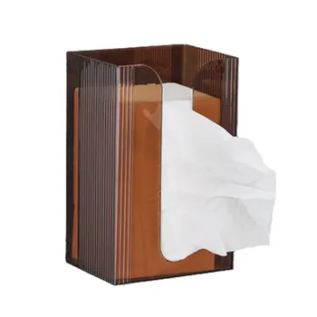Коробка для домашней рулонной папиросной бумаги Удобное хранение Универсальная экономия пространства для спальни гостиной кухни