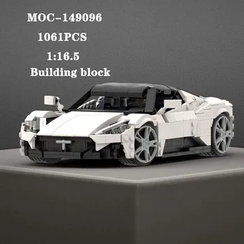 Классический строительный блок MOC-149096 Гоночная сборка суперспортивного автомобиля 1061 шт.. Рождественская игрушка в подарок на день рождения для взрослых и детей