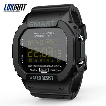 Смарт-часы LOKMAT MK22 часы для мужчин Трекер Шагомер Фитнес спортивные водонепроницаемые часы watche часы для женщин для iOS Android