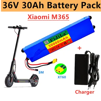 2022 Новый литий-ионный аккумулятор 36 В 30 Ач, подходящий для электрического скутера Mijia m365 battery pack BMS + charger