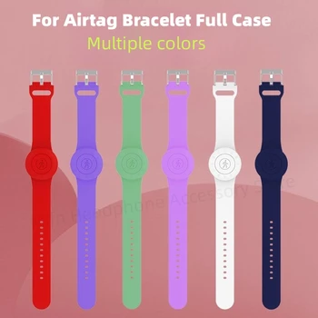 Новый водонепроницаемый держатель Airtag для Apple, детский браслет, силиконовый чехол для Airtag, браслет, детские чехлы для AirTags, ремешок для часов