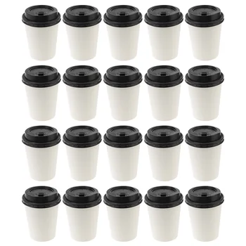 Стаканчики для кофе навынос с бумажными крышками Кофейная чашка с крышкой