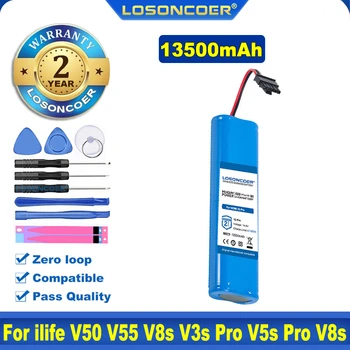 100% Оригинальный Вакуумный аккумулятор LOSONCOER 13500 мАч для VIOMI V2 Pro, VRVCLMB21B, V-RVCLMB21B Для VIOMI V2 Battery