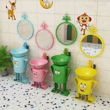 Индивидуальный детский умывальник для детского сада мультяшная колонна открытый умывальник детский туалет креативная цветная столешница для мытья рук