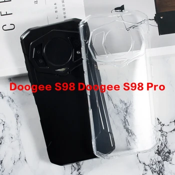 Чехол Для Doogee S98 Cover Funda Силиконовая Задняя крышка Из Мягкого ТПУ Прозрачного Пудинга Белого Цвета Защитная Оболочка Для Doogee S 98 Case