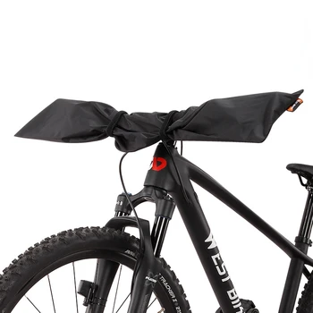 Пылезащитный чехол для велосипедного руля Защитный чехол от дождя и пыли для горного велосипеда Аксессуары для верховой езды Черный пылезащитный чехол
