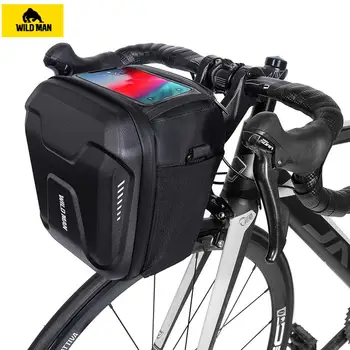 WILD MAN MTB Велосипедная подвесная сумка для электрического скутера EVA Hard Shell Сумка для руля